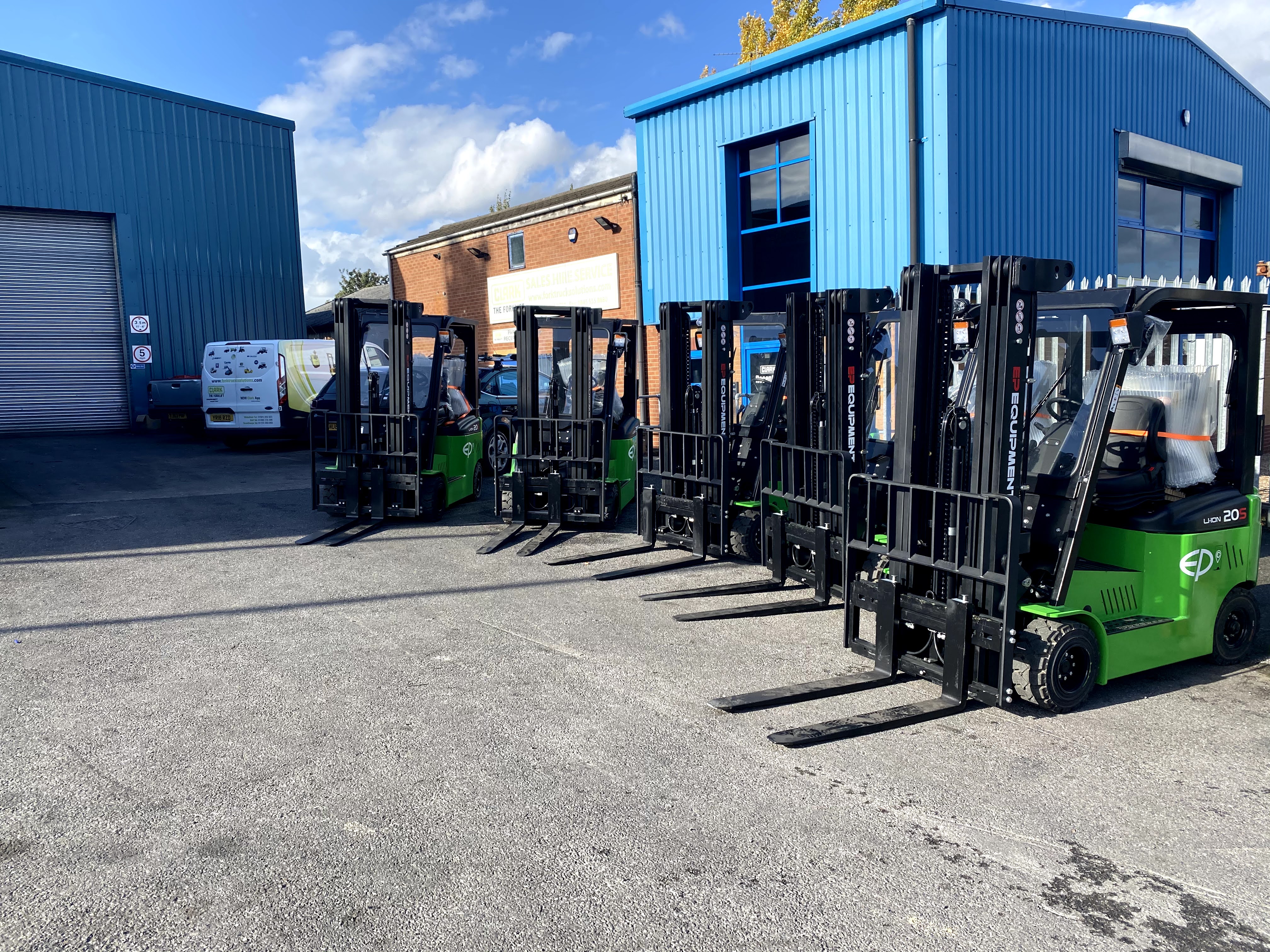 Lithium  Forklift Trucks Naylor's Timber In West Yorkshire